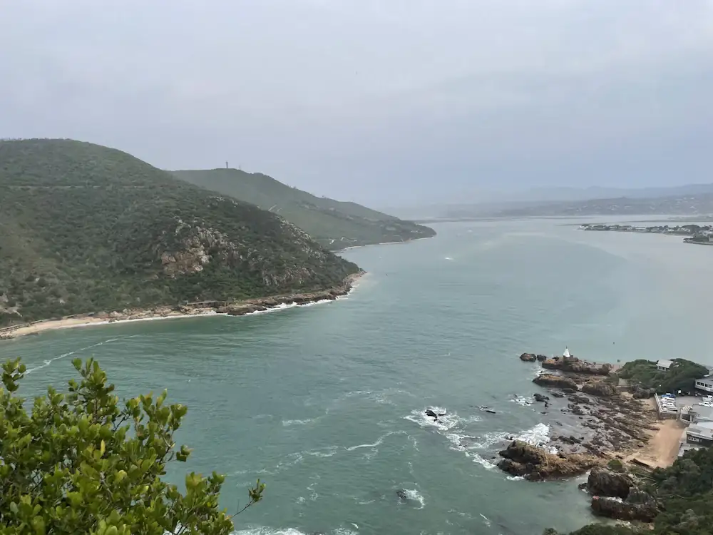 The Knysna Heads at the mouth of the Knysna lagoon